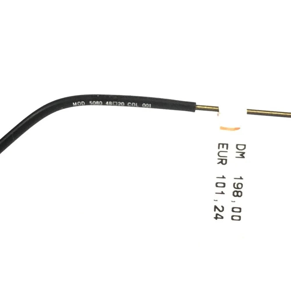 Select Eyeglasses Frames MOD 5080 COL 001 Black Gold Modern MCM 48-20-130